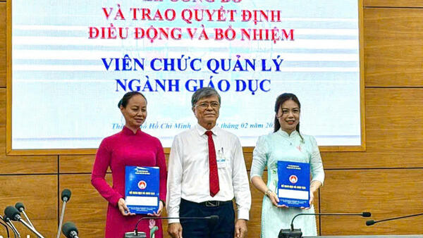 TPHCM bổ nhiệm hiệu trưởng, phó hiệu trưởng trường THPT