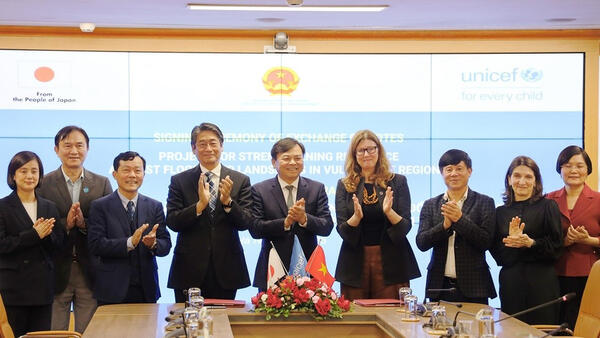 Hỗ trợ 6 triệu USD triển khai dự án chống chịu thiên tai cho trẻ em tại Việt Nam