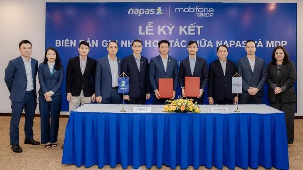 NAPAS và Công ty CP thanh toán số MDP ký Biên bản ghi nhớ hợp tác, thúc đẩy phát triển hạ tầng thanh toán quốc gia