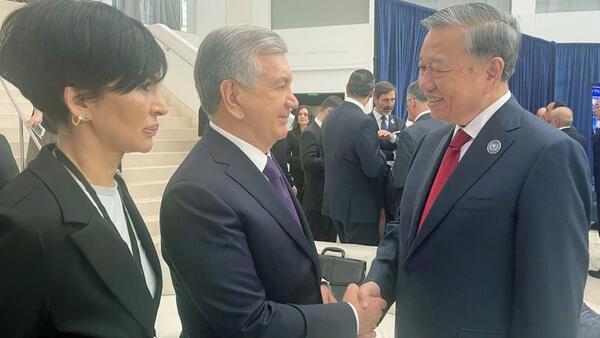 Tổng Bí thư gặp lãnh đạo các nước nhân dịp dự cuộc họp Hội đồng Hòa bình về Gaza