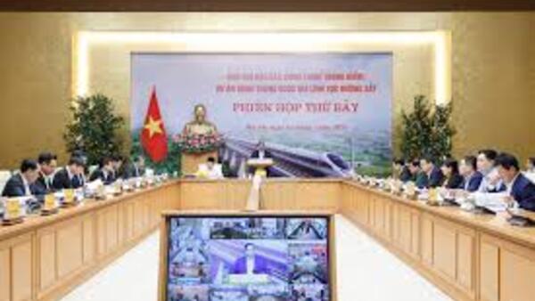 Thủ tướng chủ trì Phiên họp thứ 7 Ban Chỉ đạo các công trình, dự án lĩnh vực đường sắt