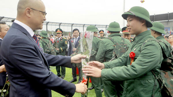 Hơn 6.000 thanh niên Phú Thọ lên đường nhập ngũ