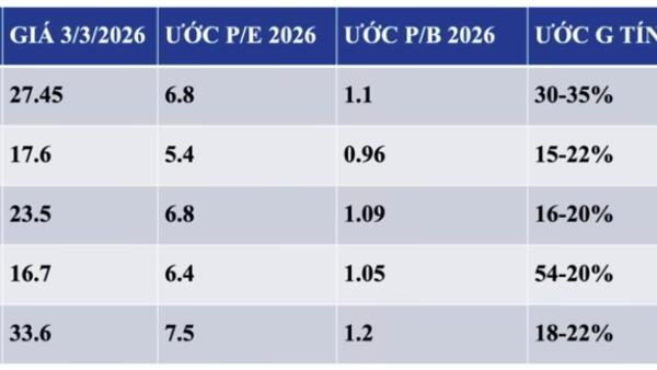 Những cổ phiếu ngân hàng đáng theo dõi trong biến động