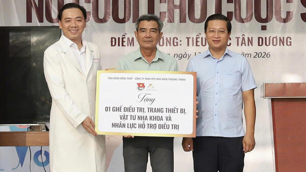 Hơn 520 học sinh Đồng Tháp được tư vấn, chăm sóc sức khỏe răng miệng miễn phí