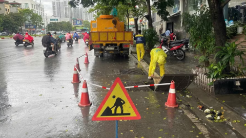 Hà Nội sẽ xây thêm 10 bể ngầm để chống ngập úng