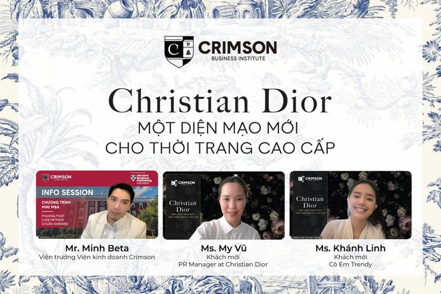 Cô em Trendy Khánh Linh dự lớp Mini-MBA phân tích về Christian Dior - Ảnh 2.