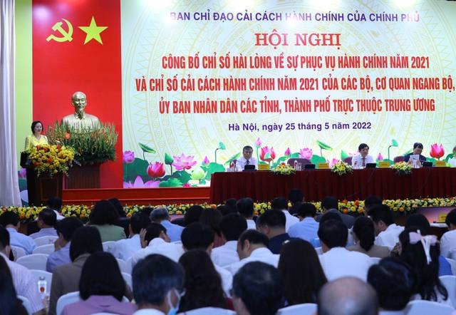 Bộ Tư pháp đứng đầu Chỉ số CCHC năm 2021 - Ảnh 3.