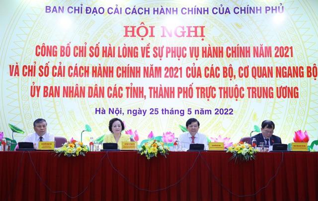 Bộ Tư pháp đứng đầu Chỉ số CCHC năm 2021 - Ảnh 2.