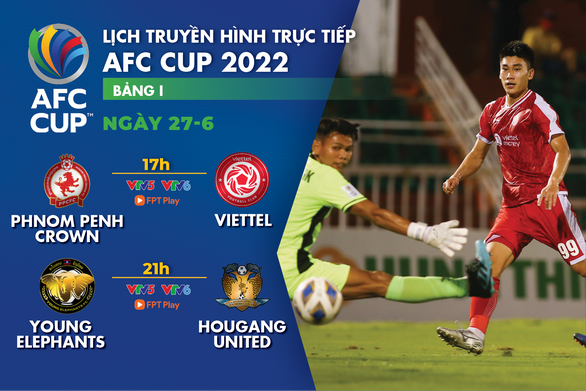 Lịch trực tiếp AFC Cup 2022: Viettel FC - Phnom Penh Crown - Ảnh 1.