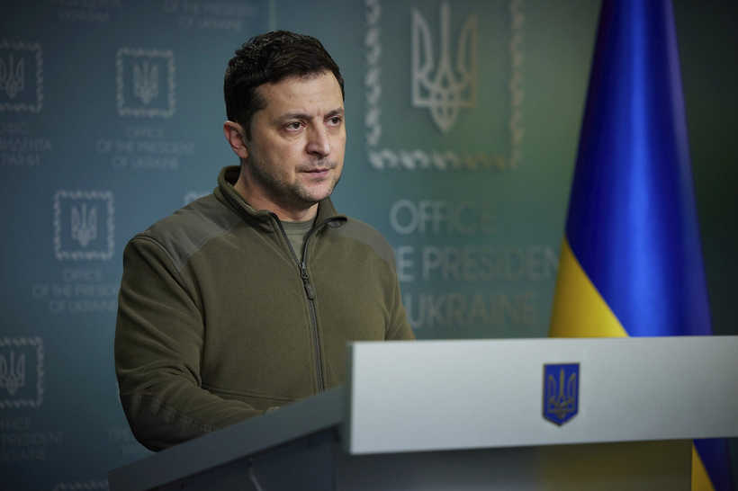 Tổng thống Ukraine Zelensky.