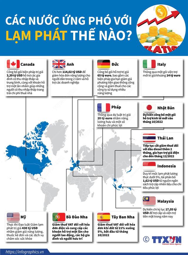 Các nước ứng phó với lạm phát thế nào? - Ảnh 1.