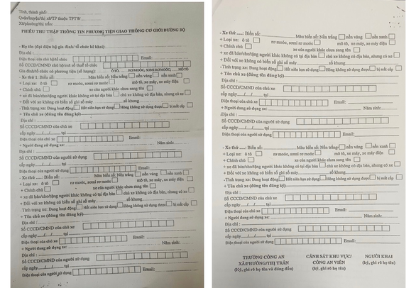 Thu thập thông tin xe cộ: Thời đại số sao còn làm giấy trao tay? - Ảnh 1. Thu thập thông tin xe cộ: Thời đại số sao còn làm giấy trao tay? - Ảnh 1.