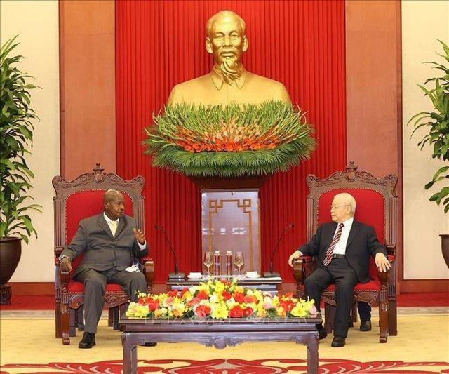 Tổng Bí thư Nguyễn Phú Trọng tiếp Tổng thống Uganda ảnh 2