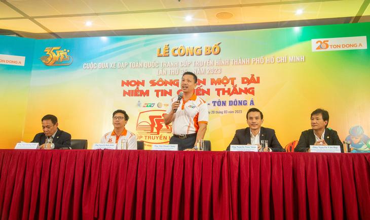 Giải xe đạp Cúp truyền hình TP.HCM 2023 dài gần 3.000km - Ảnh 1. Giải xe đạp Cúp truyền hình TP.HCM 2023 dài gần 3.000km - Ảnh 1.