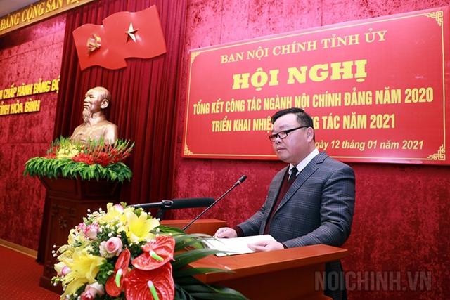 Đề nghị khai trừ Đảng Trưởng ban Tuyên giáo Tỉnh uỷ Hoà Bình - Ảnh 1.