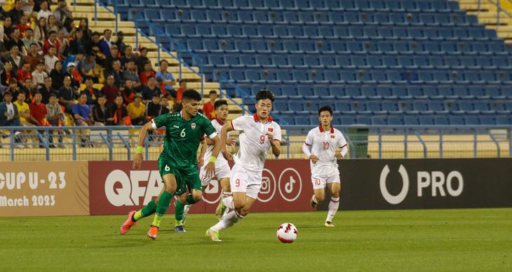 U23 Việt Nam thua Iraq 0-3 trong ngày ra mắt của HLV Troussier - Ảnh 1. U23 Việt Nam để thua Iraq 0-3 trong ngày ra mắt của HLV Philippe Troussier - Ảnh: VFF