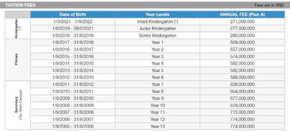 Năm học 2023-2024, học phí trường quốc tế tại TP.HCM vượt mốc 900 triệu đồng/năm - Ảnh 2.