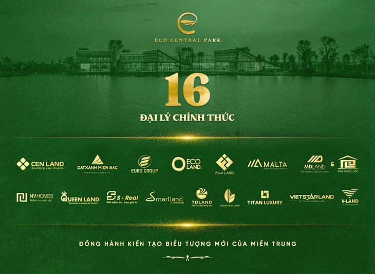 16 đối tác phân phối chính thức dự án Eco Central Park năm 2023