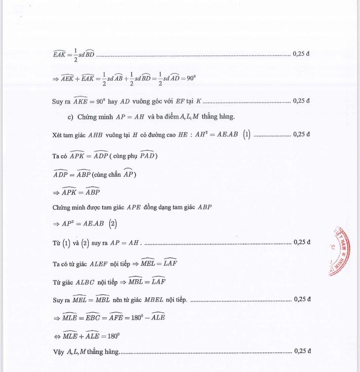 TP.HCM công bố đáp án các môn thi vào lớp 10 - Ảnh 14.