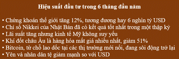 Những điểm nhấn thị trường toàn cầu 6 tháng đầu năm: Cổ phiếu, ngân hàng, tiền tệ và hàng hóa - Ảnh 2.