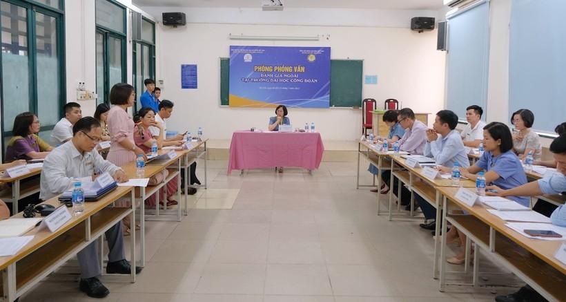 Trường Đại học Công đoàn hoàn thành đánh giá ngoài chu kỳ 2 ảnh 1