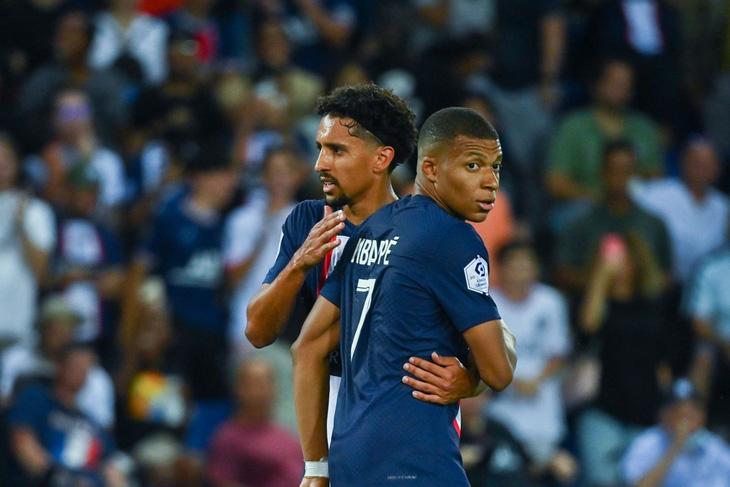 Marquinhos hy vọng Mbappe sẽ ở lại PSG - Ảnh: MARCA