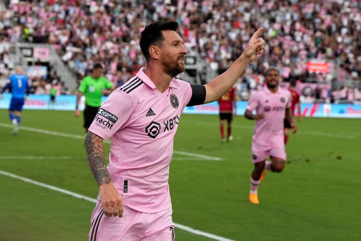 Messi đã có 3 bàn chỉ sau 2 trận đầu tiên cho Inter Miami - Ảnh: REUTERS