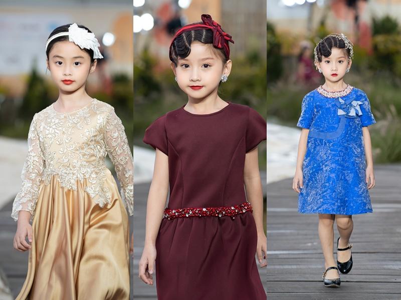 Vợ thủ môn Bùi Tiến Dũng đọ trình catwalk cùng Phương Nhi, Bảo Ngọc tại fashion show - Ảnh 10.