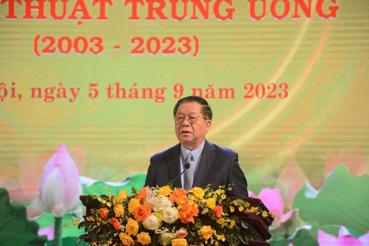 Trưởng Ban Tuyên giáo Trung ương Nguyễn Trọng Nghĩa phát biểu chúc mừng và chỉ đạo tại lễ kỷ niệm - Ảnh: TRẦN HOÀNG