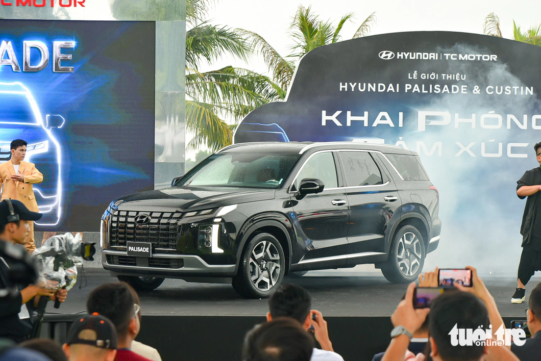 Hyundai Palisade 2023 là bản nâng cấp giữa vòng đời, ngoại thất chỉ được tinh chỉnh - Ảnh: LÊ HOÀNG