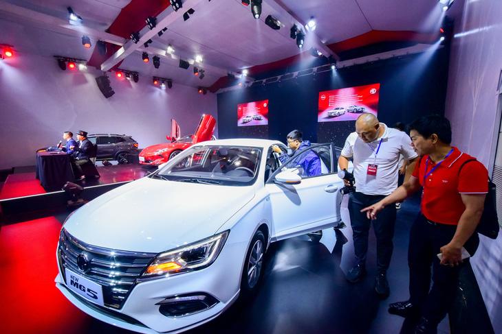 New MG5 là mẫu xe mới vừa được "chào sân" tại thị trường Việt Nam. Mẫu xe này có giá bán từ 399 - 499 triệu đồng/chiếc - Ảnh: B.N.