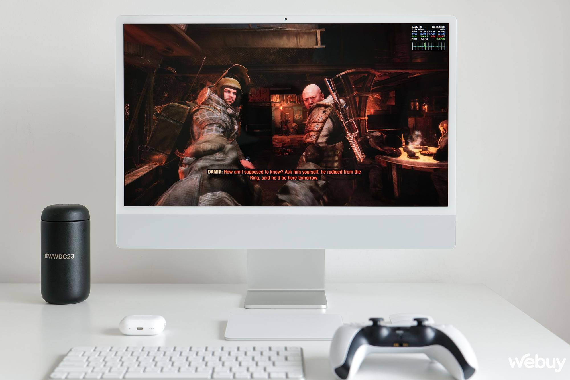 Mở hộp iMac M3 chính hãng: Ai bảo máy Mac không chơi được game?- Ảnh 24.