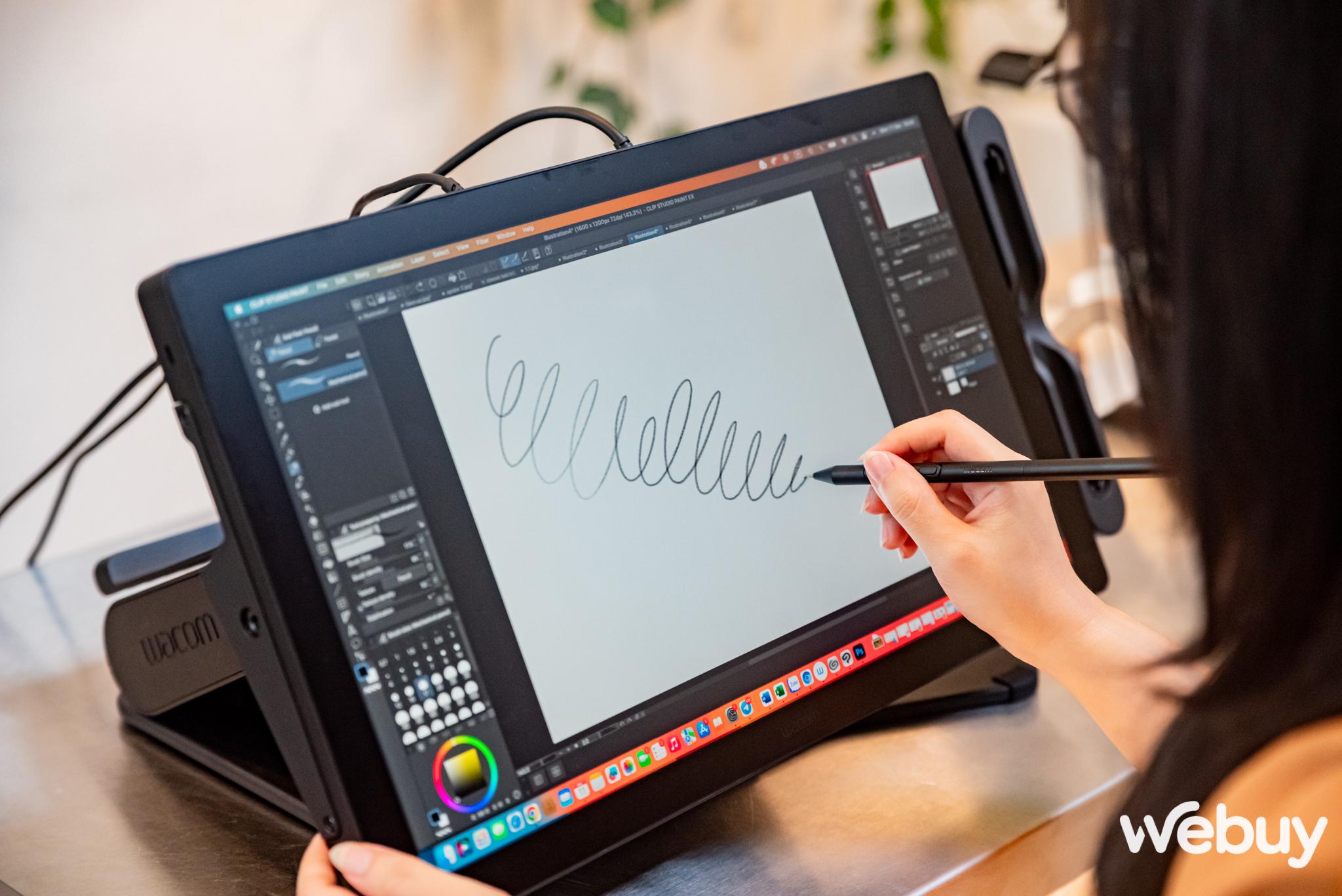 Cận cảnh bảng vẽ Wacom Cintiq Pro 17, bộ công cụ mà dân sáng tạo, thiết kế đồ hoạ “chỉ biết ước”- Ảnh 31.