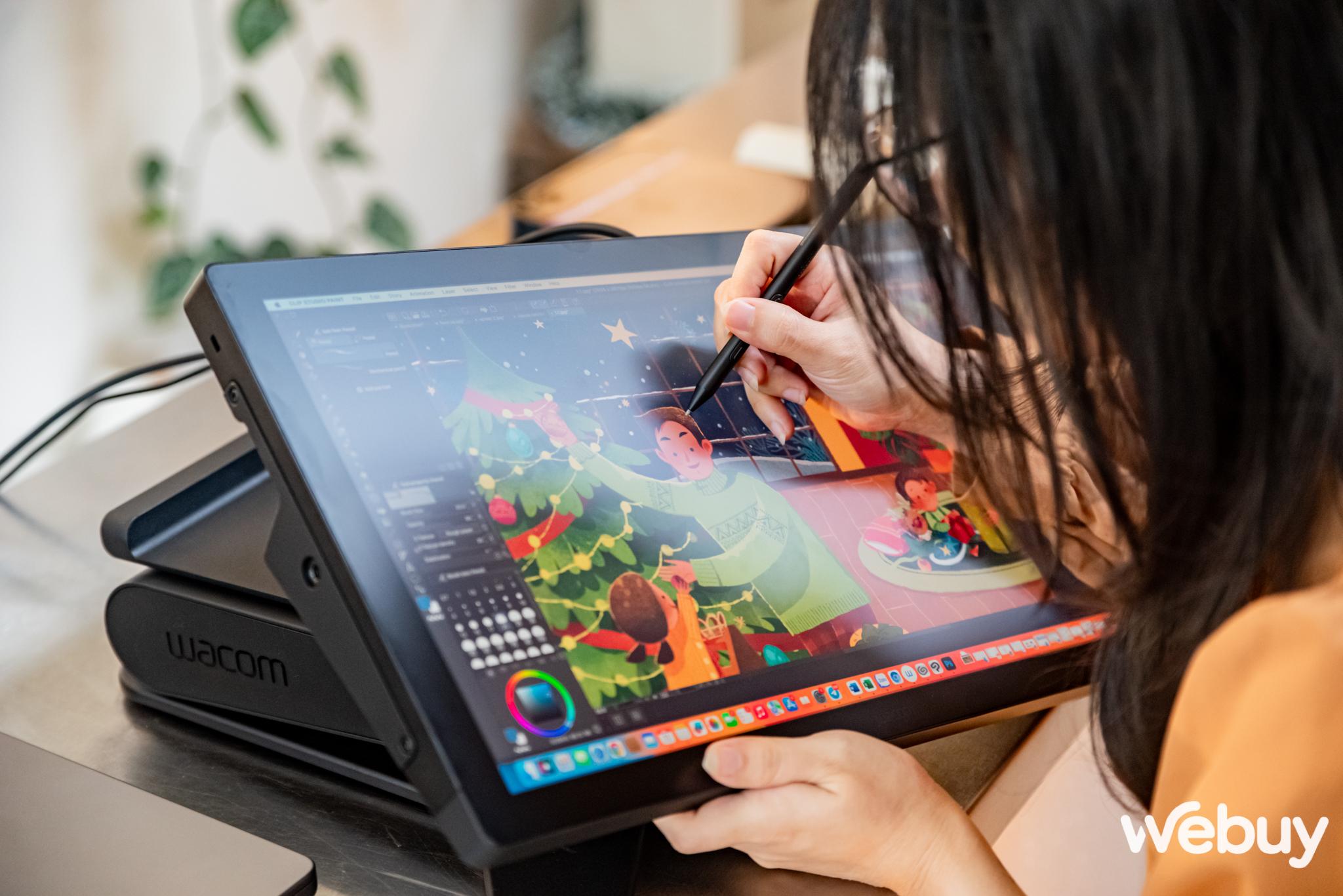 Cận cảnh bảng vẽ Wacom Cintiq Pro 17, bộ công cụ mà dân sáng tạo, thiết kế đồ hoạ “chỉ biết ước”- Ảnh 27.