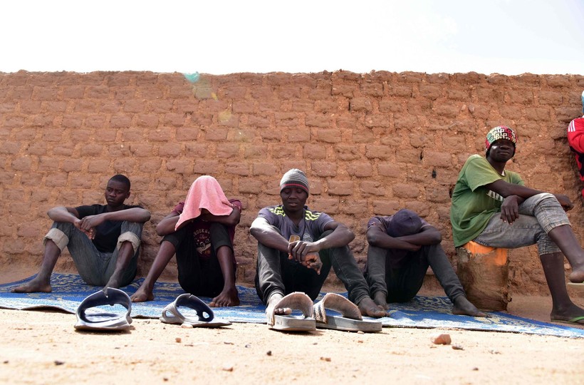 Người di cư tập trung tại Agadez, Niger. Ảnh: ITN