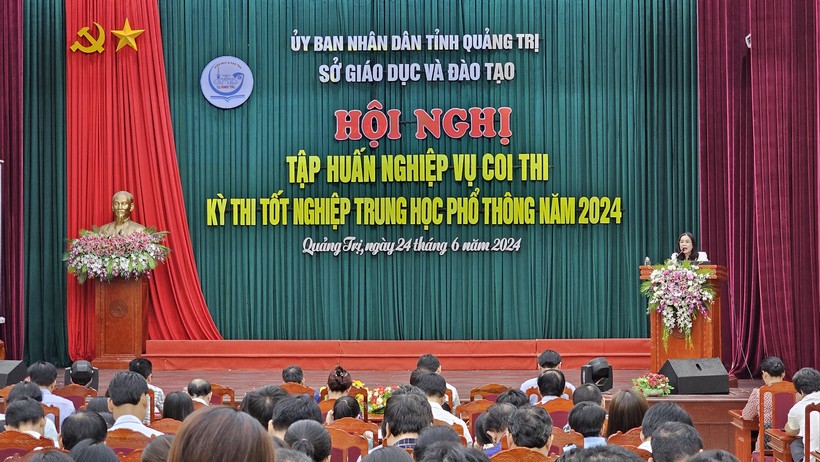 Phó trưởng Ban chỉ đạo Kỳ thi tốt nghiệp THPT quán triệt tinh thần “4 đúng, 3 không” của kỳ thi năm nay.