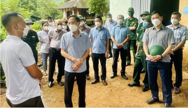 Lãnh đạo tỉnh Thanh Hóa kiểm tra công tác phòng chống dịch tại huyện Mường Lát