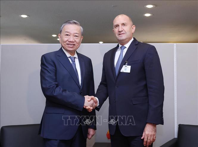 Tổng Bí thư, Chủ tịch nước Tô Lâm tiếp Tổng thống Bulgaria Rumen Radev 