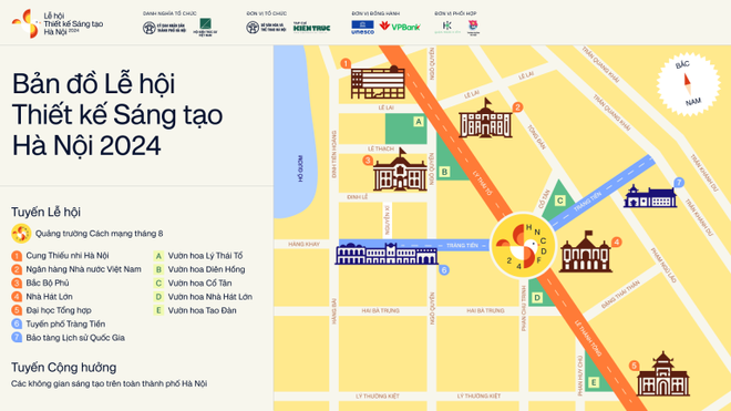 Bản đồ lễ hội (Ảnh: BTC cung cấp)