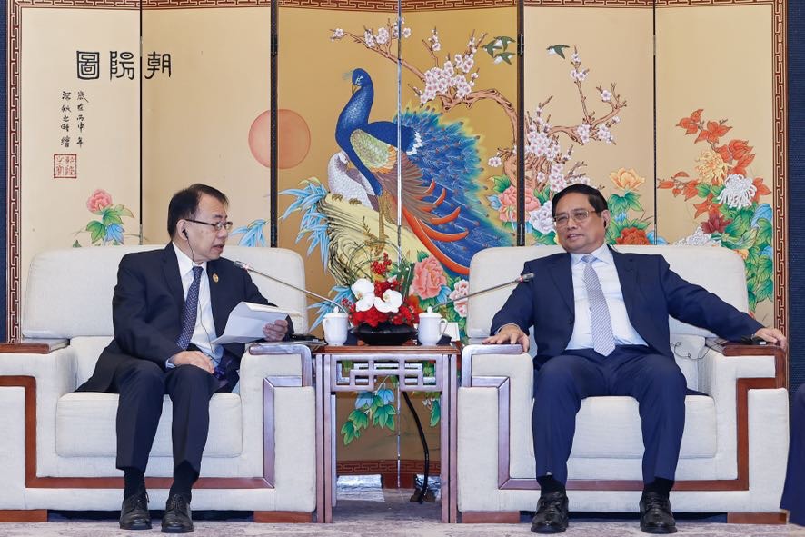 Chủ tịch ADB cho biết sẽ tiếp tục hỗ trợ, cung cấp nguồn vốn cho Việt Nam để thực hiện các mục tiêu phát triển, nhất là chuyển đổi năng lượng, chuyển đổi xanh, chuyển đổi số...- Ảnh: VGP/Nhật Bắc  