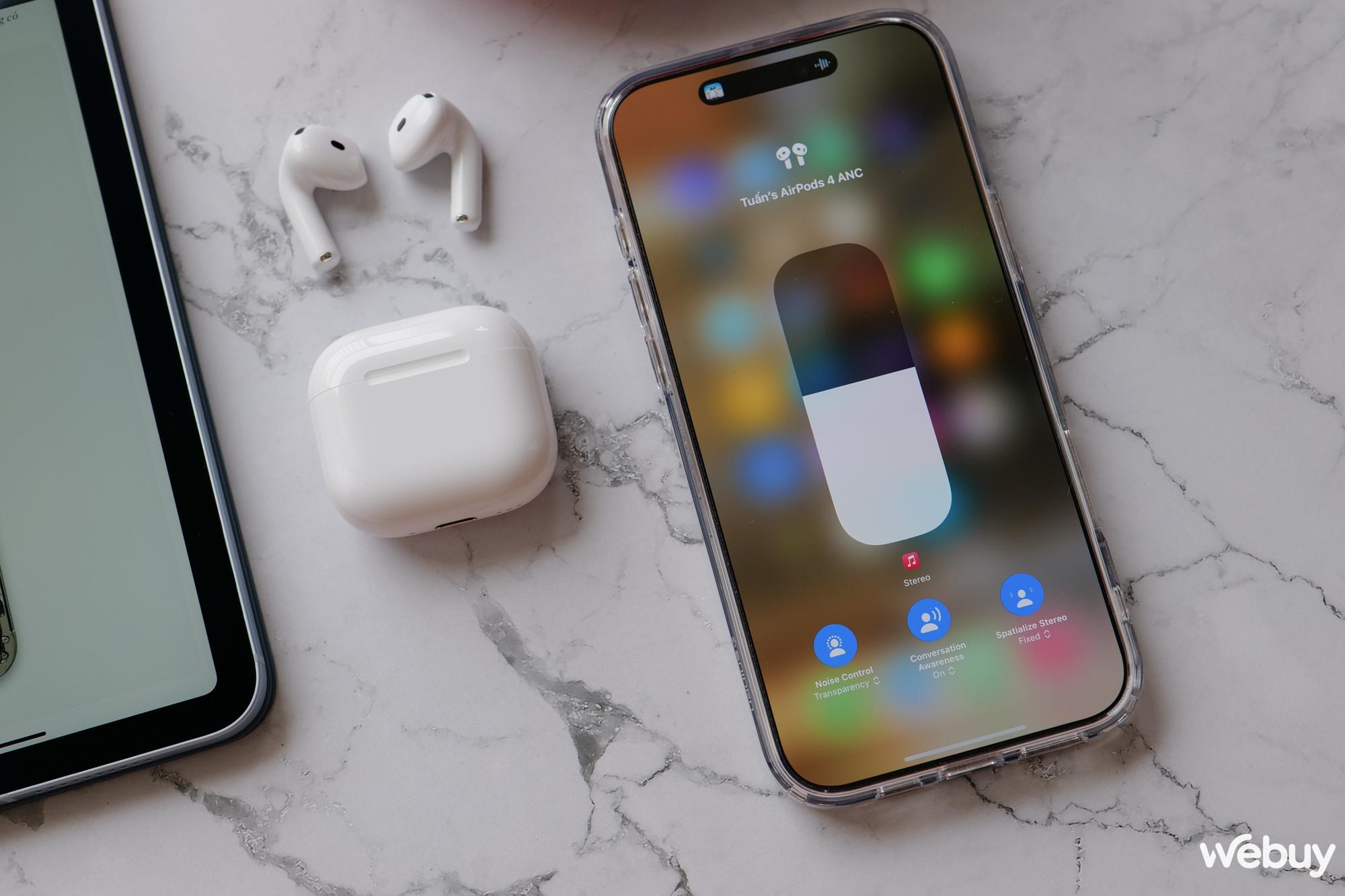 Trải nghiệm AirPods 4 ANC: Nhỏ hơn, nhẹ hơn và tốt hơn- Ảnh 15.