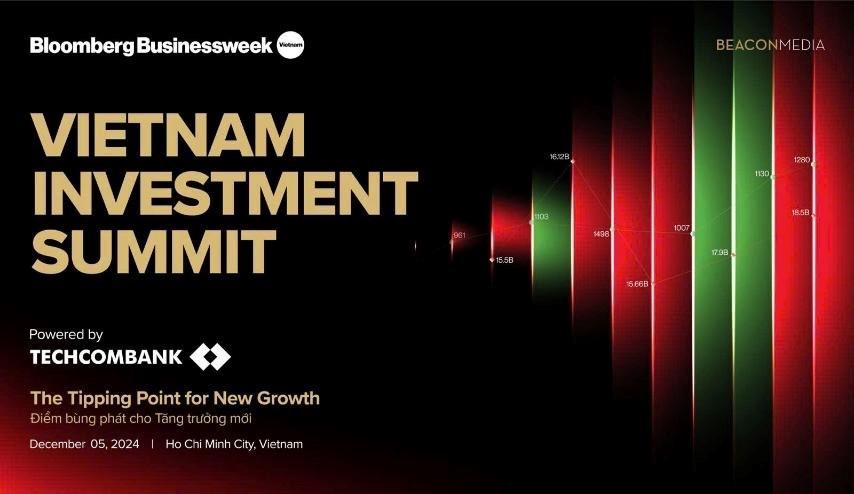Vietnam Investment Summit 2024 sẽ diễn ra vào ngày 5/12/2024, tại tầng 5, Thiskyhall Sala, Thủ Đức, TP. Hồ Chí Minh