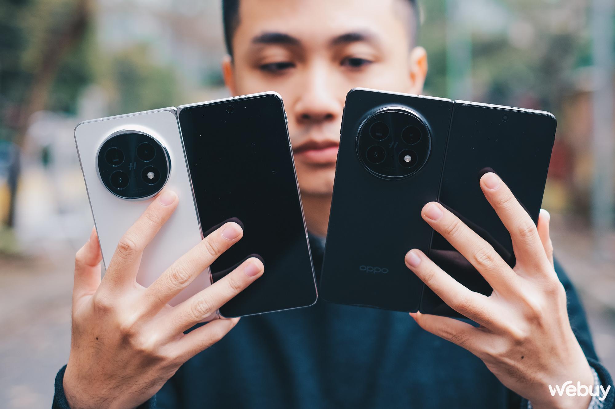 So sánh hai phiên bản màu sắc của OPPO Find N5 được bán chính hãng tại Việt Nam: Lựa chọn nào dành cho bạn?- Ảnh 4. So sánh hai phiên bản màu sắc của OPPO Find N5 được bán chính hãng tại Việt Nam: Lựa chọn nào dành cho bạn?- Ảnh 4.