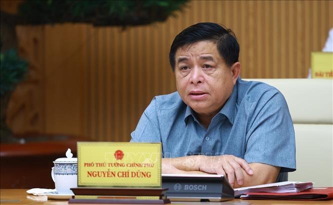 Phó Thủ tướng Nguyễn Chí Dũng phát biểu. (Ảnh: Dương Giang/TTXVN)