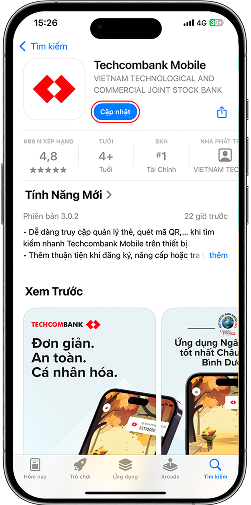 Khách hàng Techcombank chú ý, các thiết bị này không thể truy cập ứng dụng ngân hàng từ ngày 11/5- Ảnh 3.