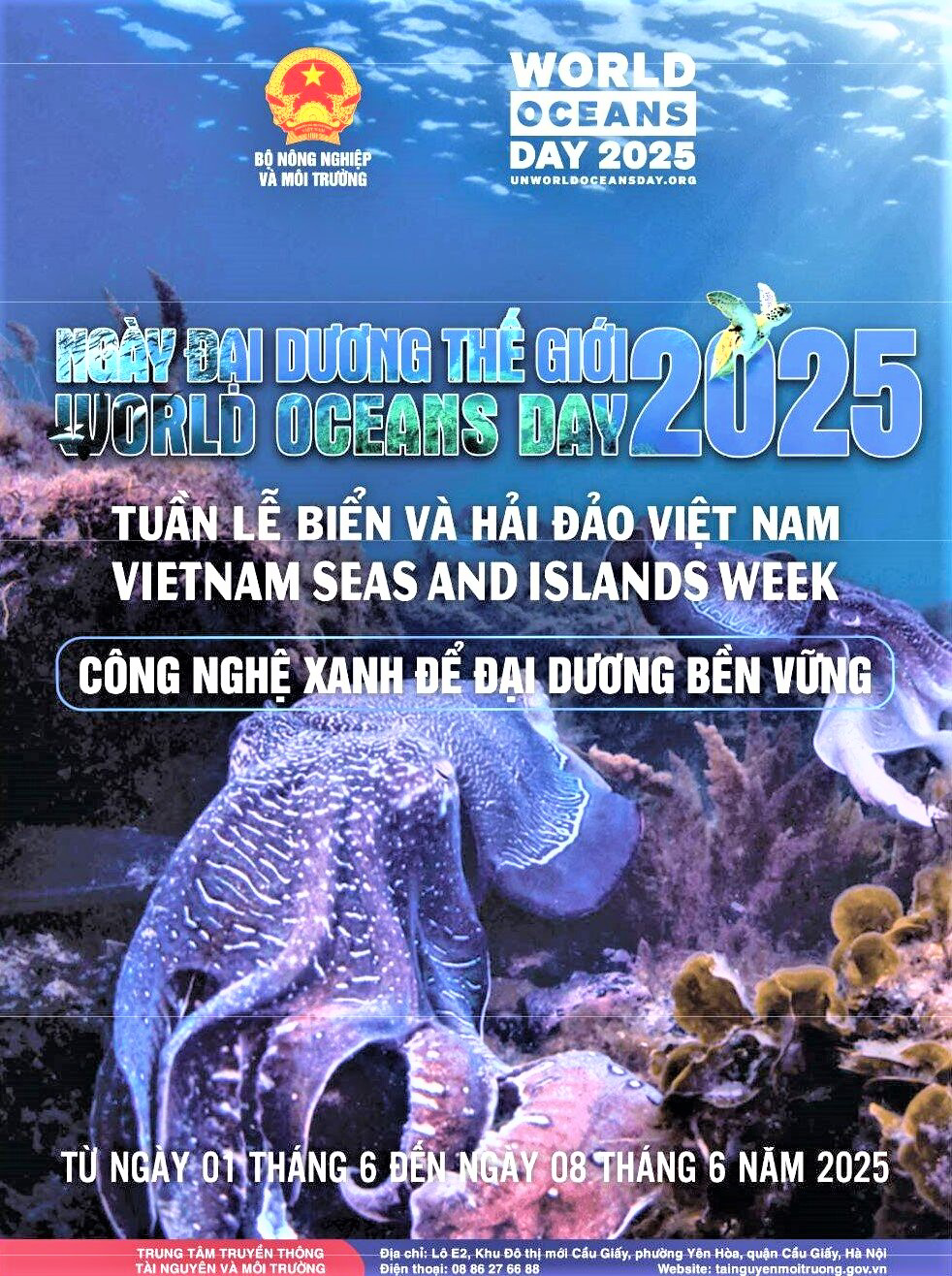 Ngày Đại dương thế giới là dịp để cộng đồng quốc tế nâng cao nhận thức toàn cầu về vai trò quan trọng của đại dương đối với cuộc sống con người.