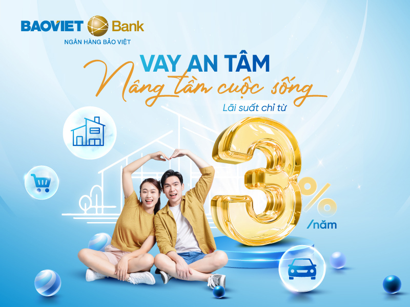 BAOVIET Bank tiếp tục triển khai chương trình ưu đãi “Vay an tâm – Nâng tầm cuộc sống” - Ảnh 1