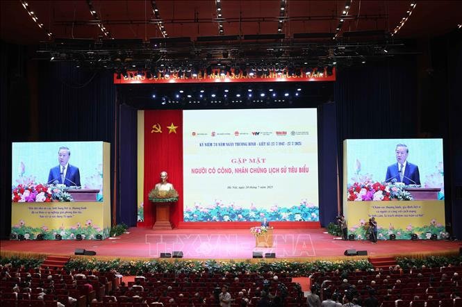 Tổng Bí thư Tô Lâm phát biểu. Ảnh: Thống Nhất/TTXVN.  