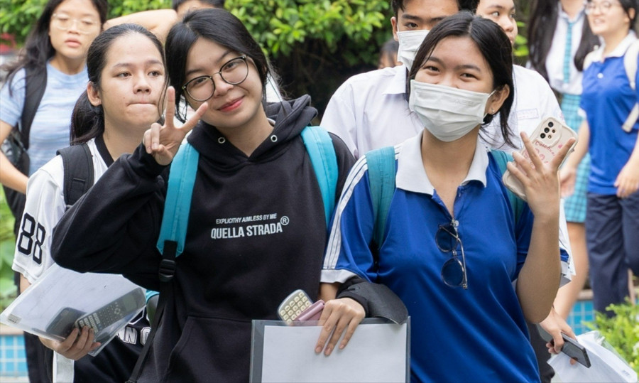 Thí sinh tham gia kỳ thi đánh giá năng lực đợt 2 của Đại học Quốc gia TPHCM. Ảnh: UTE.