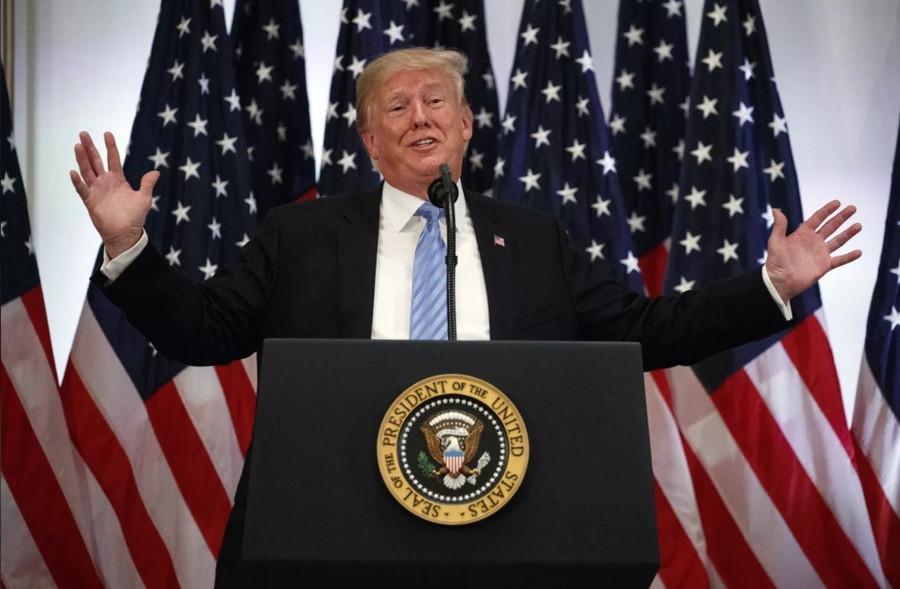 Tổng thống Mỹ Donald Trump.